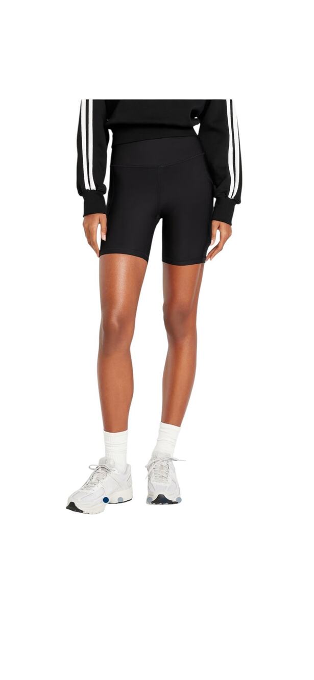 Old Navy Women's Small Navy Blue Active PowerSoft Pocket Biker Shorts